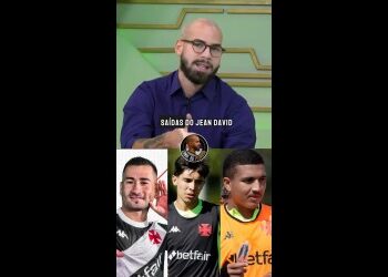 Vasco tenta negociar Jean David e não descarta as saídas de Sforza e Mateus Carvalho.