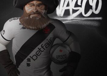 Confira a arte promocional do confronto entre Mirassol e Vasco.