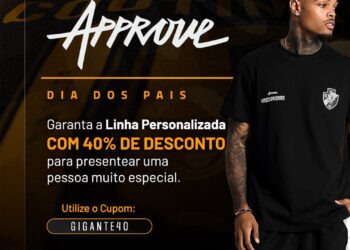 Vasco lança cupom promocional para a nova linha de vestuário da Approve