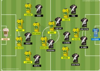 O Vasco conseguiu igualar o placar após o Mirassol iniciar com 2 a 0, porém sofreu o 3º gol nos momentos finais do jogo.