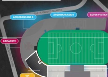 Fãs esgotam ingressos para arquibancada do jogo Vasco x CSA