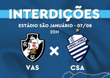 CET-Rio especifica restrições de tráfego nas proximidades de São Januário para o jogo Vasco x CSA