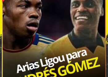 Andrés Gómez recebeu uma chamada de Jhon Arias, ex-atleta do Fluminense que teve Fernando Diniz como treinador.
