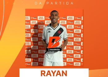 Rayan é nomeado ‘Craque Betano’ na partida Vasco 3 x 1 CSA