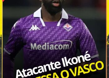 Vasco demonstra interesse pelo atacante francês Jonathan Ikoné, que defende a Fiorentina