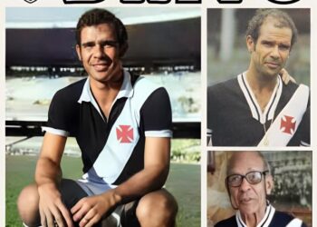 Brito, ícone do Vasco e campeão mundial na década de 60, celebra 86 anos.