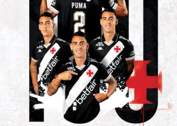 Puma Rodríguez alcança neste domingo a marca de 100 jogos com a camiseta do Vasco.