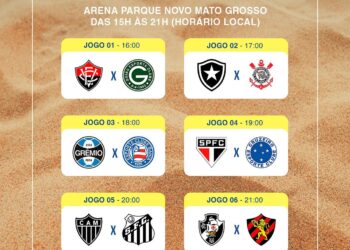 Futevôlei: Vasco desafia o Sport na Liga Nacional nesta sexta-feira às 21h em Cuiabá, com transmissão pelo sportv e YouTube.