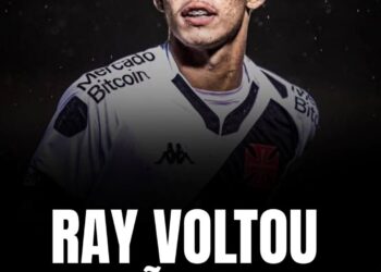 Após retorno do empréstimo, Ray volta ao Vasco, mas sua permanência é incerta.