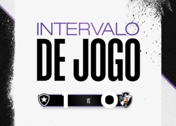 Base Feminina: Jogo no Cefat; Vasco está em desvantagem para o Botafogo, 1 a 0.