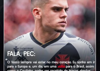 Gabriel Pec aspira a atuar na Europa e retornar ao Vasco sob a aclamação dos torcedores.
