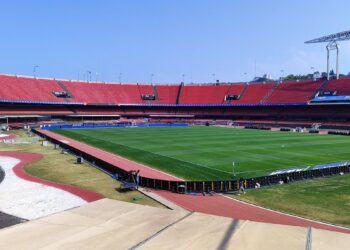 Confira a imagem do Morumbi momentos antes de Santos x Vasco.