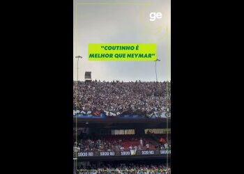 Fãs do Vasco entoam ‘Coutinho é superior a Neymar’ no Morumbi; assista ao vídeo