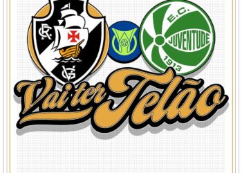Centro Cultural Candinho contará com telão para que os fãs possam acompanhar Juventude x Vasco nesta quarta-feira.