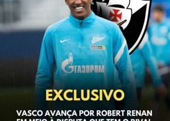 Flamengo estaria em concorrência pelo zagueiro Robert Renan com o Vasco.