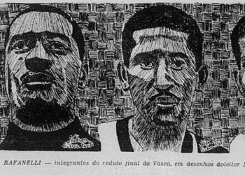 Confira a ilustração de 1948 dos ícones do Expresso da Vitória.