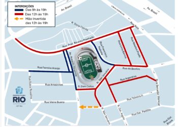 CET-Rio apresenta pormenores sobre restrições na área ao redor de São Januário para o duelo Vasco x Corinthians