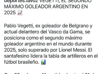 Neste domingo, Vegetti revê postagens sobre seu instinto goleador antes do duelo entre Vasco e Corinthians.
