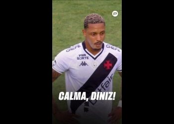 Clipe revela desagrado de Fernando Diniz em Rayan durante o 1º tempo de Vasco x Corinthians; assista.