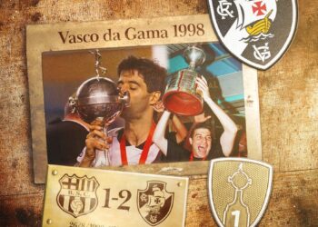 Perfil da Libertadores no X relembra a conquista do Vasco em 1998.