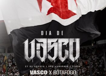 Vasco x Botafogo: arte de divulgação da partida da Copa do Brasil