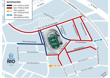 CET-Rio informa interdições em São Januário para Vasco x Botafogo