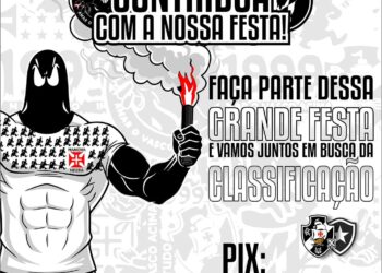 Mancha Negra prepara festa para Vasco x Botafogo na Copa do Brasil