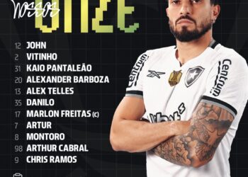 Escalação do Botafogo para o clássico contra o Vasco; Allan no banco