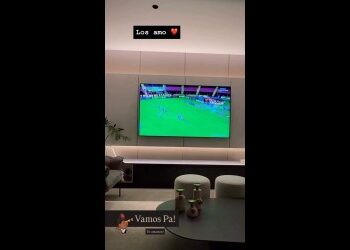 Vídeo mostra filho de Vegetti comemorando gol do Vasco.