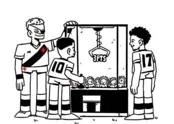 Veja a charge da vitória do Vasco sobre o Sport no Brasileiro