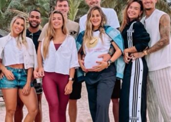 Famílias de Coutinho, Vegetti, Piton e Teixeira aproveitam folga juntas