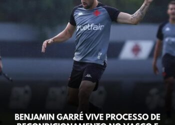 Garré busca espaço no Vasco após recondicionamento físico