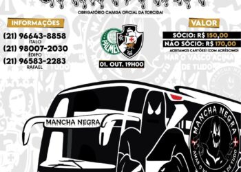 Mancha Negra organiza caravana para duelo entre Palmeiras e Vasco no Brasileiro