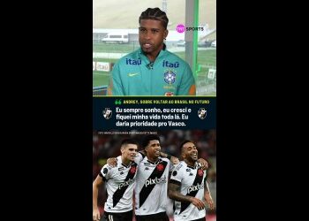 Andrey Santos prioriza retorno ao Vasco em possível volta ao futebol brasileiro.
