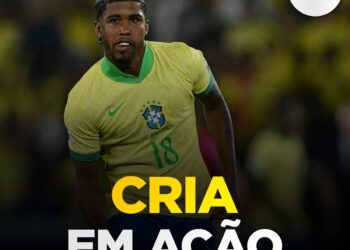 Andrey Santos é titular na derrota da Seleção Brasileira para a Bolívia por 1 a 0 nas Eliminatórias