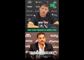 Admar Lopes é elogiado por Fernando Diniz pelas contratações da janela de transferências.