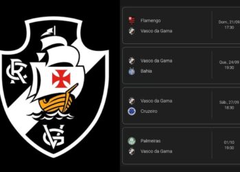 Vasco enfrenta os cinco primeiros do Brasileiro nos próximos jogos