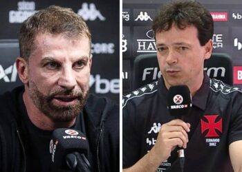 Os números do Vasco no Brasileiro 2025 como mandante e visitante.