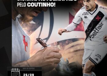 Vasco realiza sorteio de chuteiras autografadas por Philippe Coutinho para sócios. Saiba como participar.