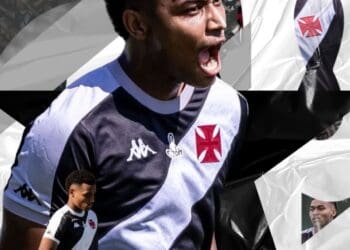 Relacionado para o clássico, jovem volante Euder faz postagem em rede social.