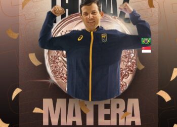 Natação Paralímpica: Thomaz Matera leva bronze nos 50m livre no Mundial de Singapura