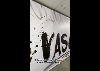 Maracanã ‘envelopado’ com tema do Vasco