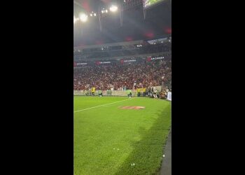 Gol de Rayan contra o Flamengo por outro ângulo.