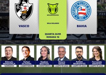 Vasco e Bahia escudos de times de futebol.