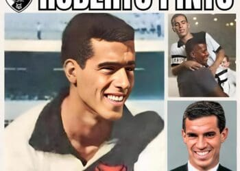 Roberto Pinto em foto sorrindo com camisa do Vasco da Gama.