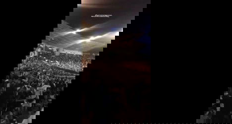 Grandes torcedores no estádio do Vasco.