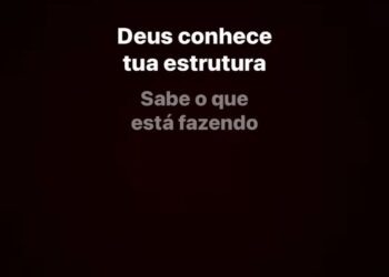 Deus conhece tua estrutura.