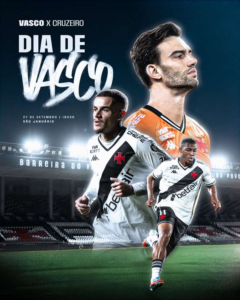 Vasco x Cruzeiro - Dia de Vasco em jogo no estádio São Januário.