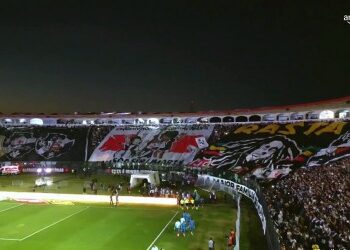 Vasco da Gama no estádio São Januário.