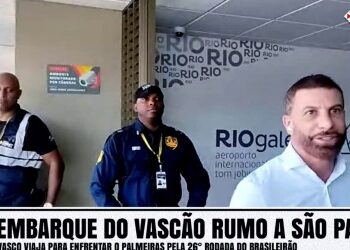 Vasco na chegada ao São Paulo.